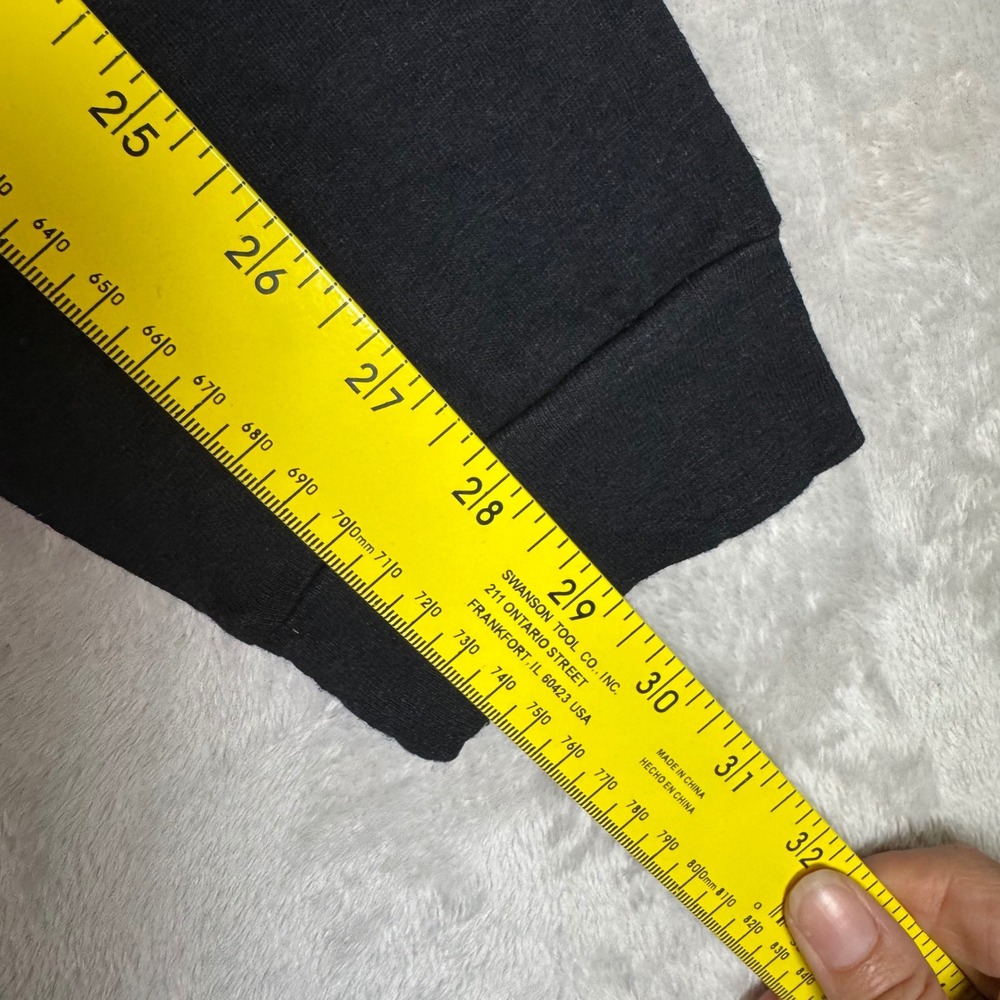 NWOT American‎ Giant Womens Hemp Long Sleeve Crew Neck Tee T-Shirt XL Black - Picture 10 of 11